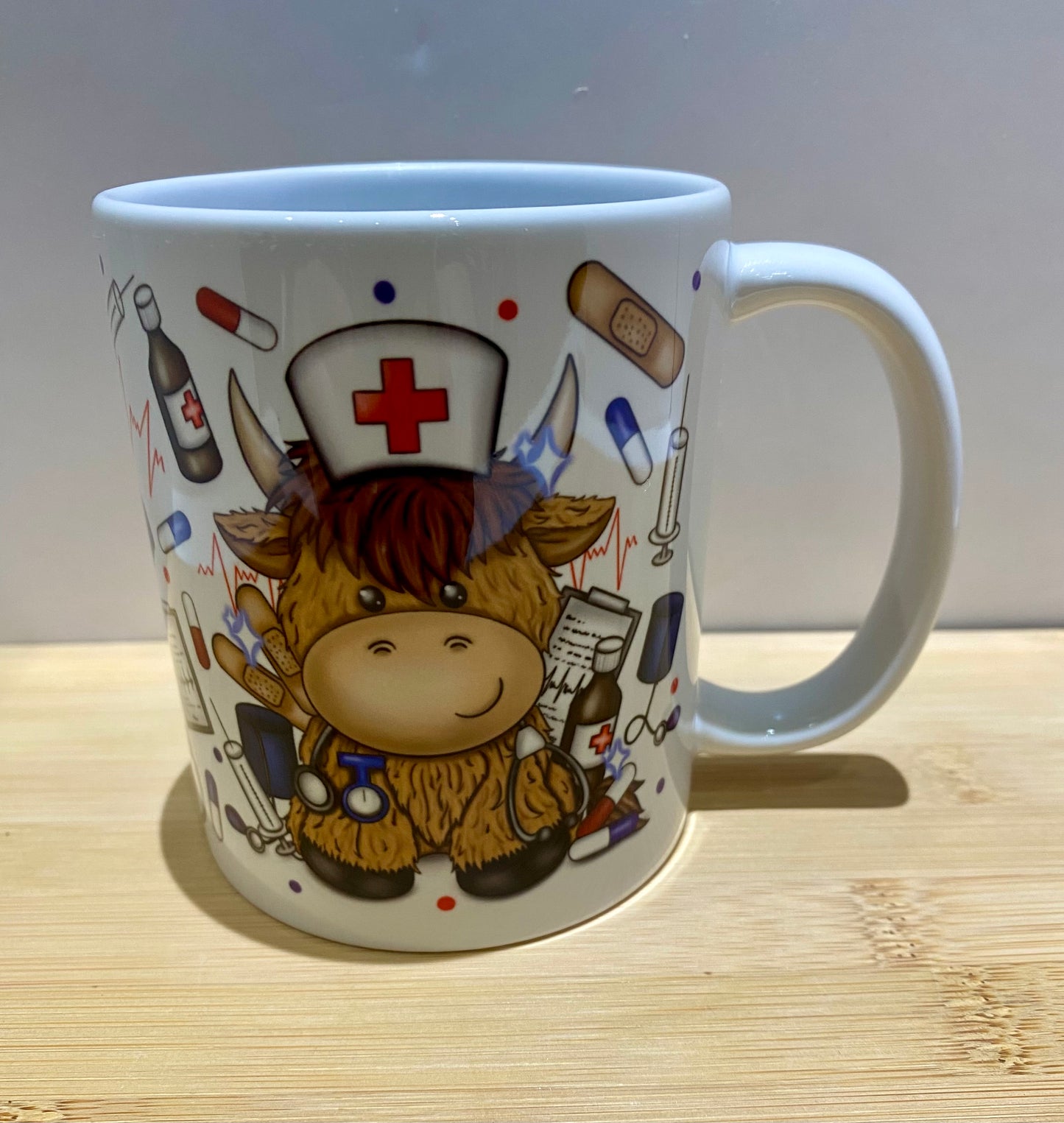 Highland Cow Nurse Mug