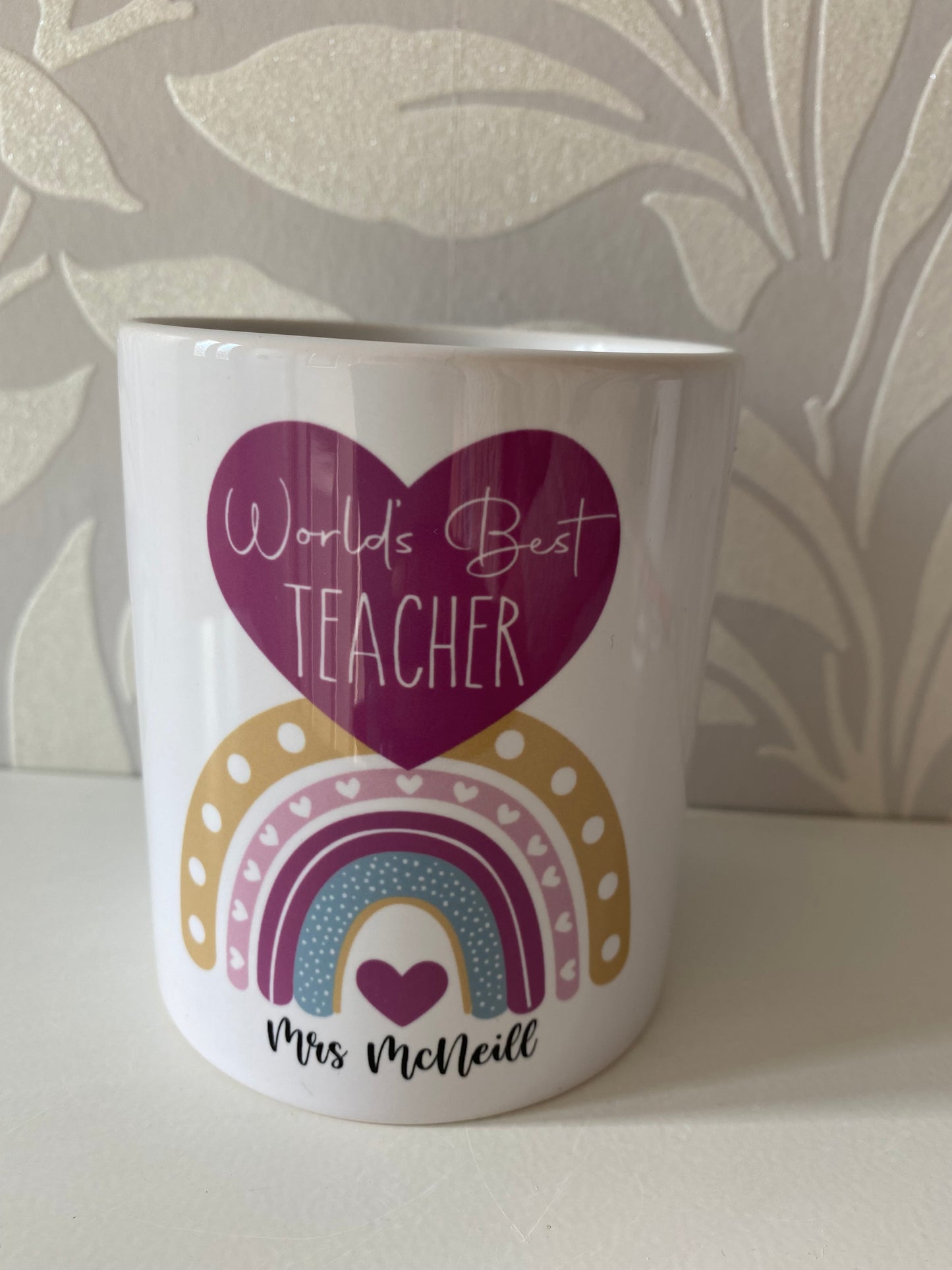 Worlds Best Teacher Pen Pot