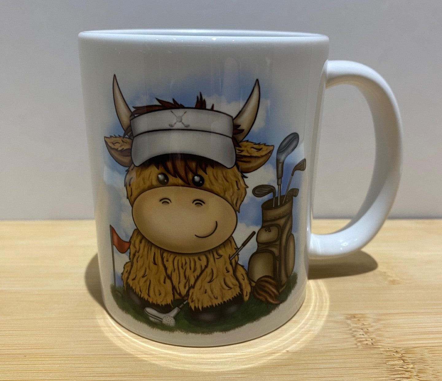 Highland Cow Golf Mug