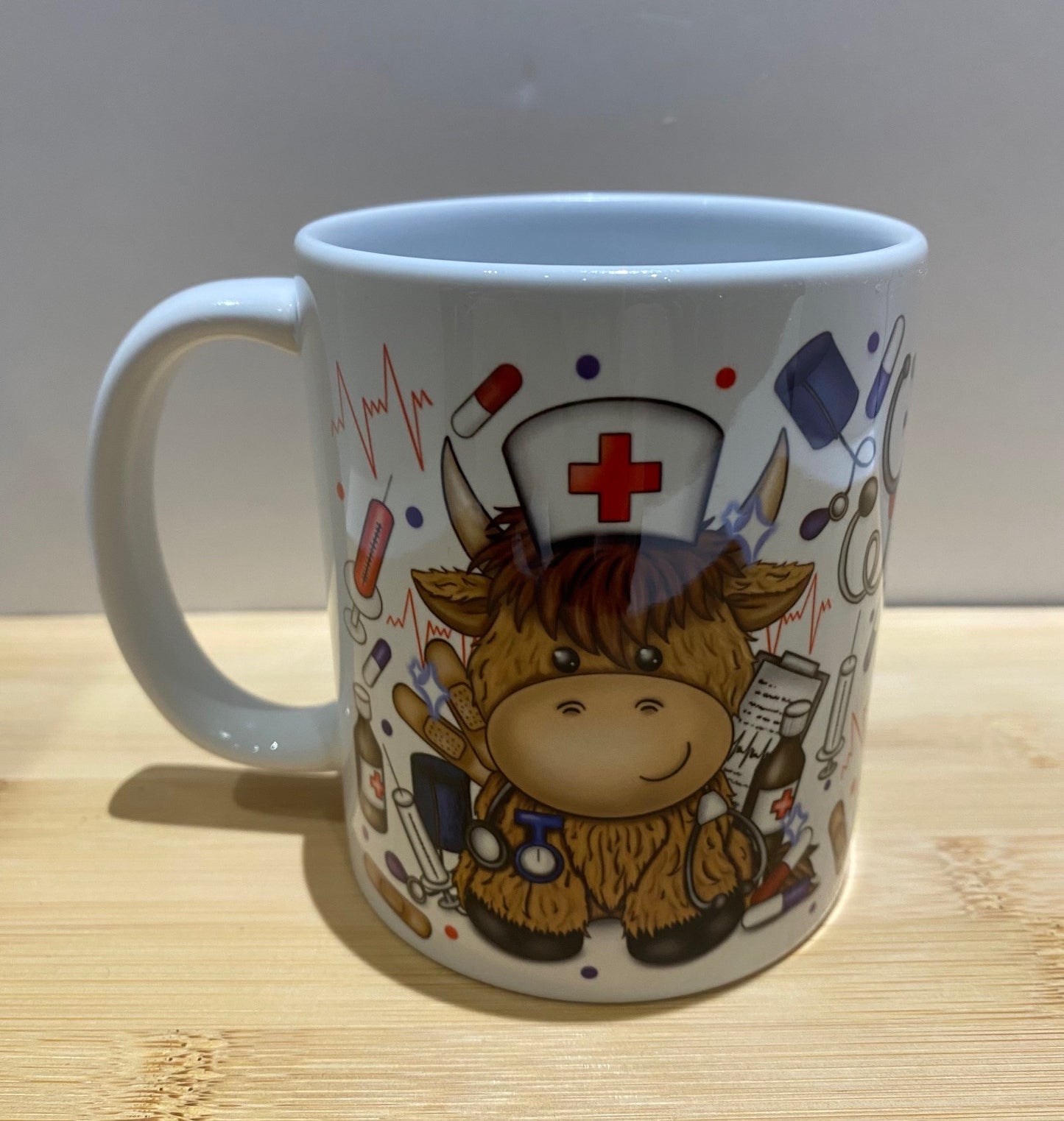 Highland Cow Nurse Mug
